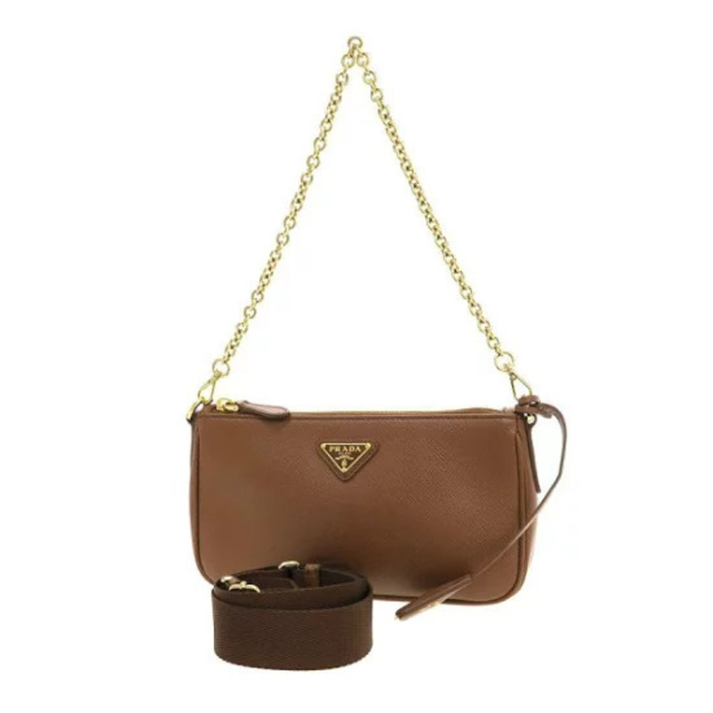 Prada Saffiano Chain Shoulder Bag